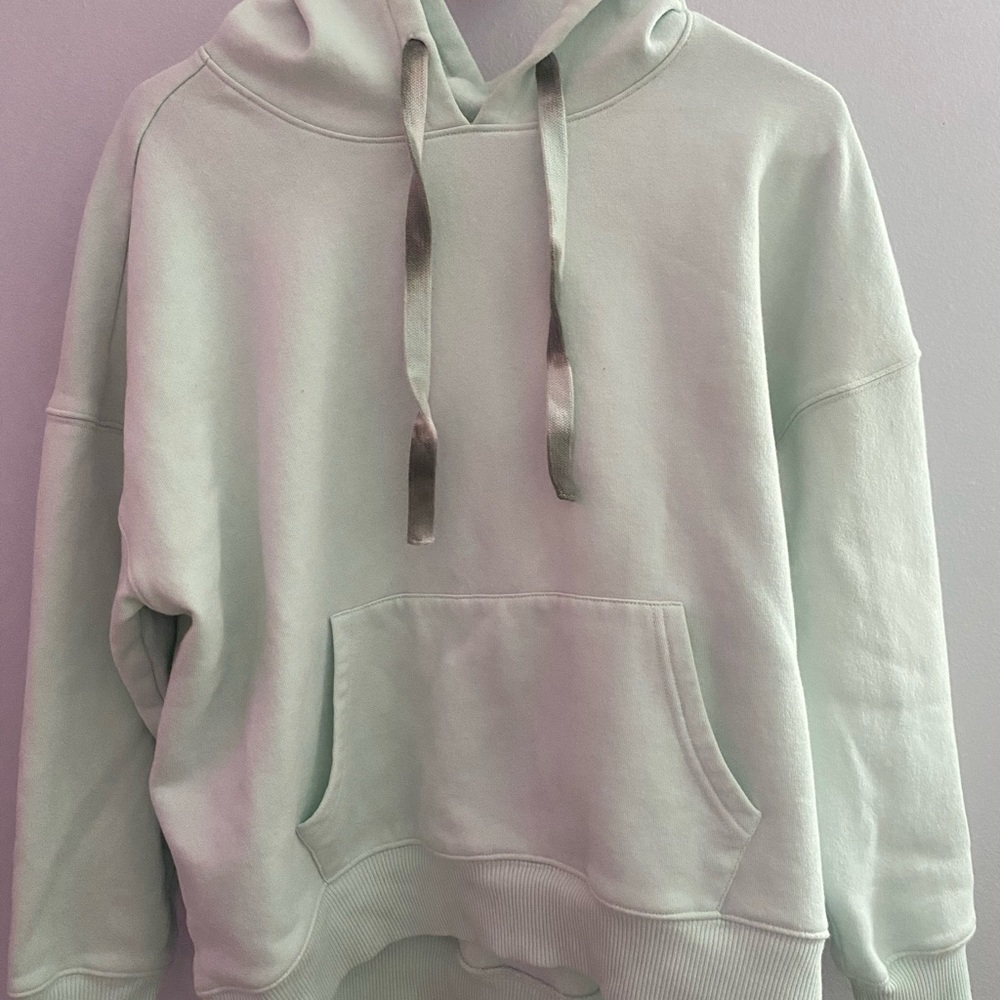 Light blue hoodie